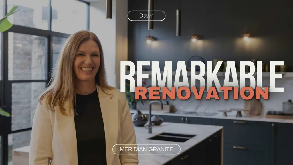 Dawn Kitchen Renovation Meridian Granite Worktops - Transforming a Village Shop into a Dream Home: Dawn Scargill’s Remarkable Renovation with Meridian Granite