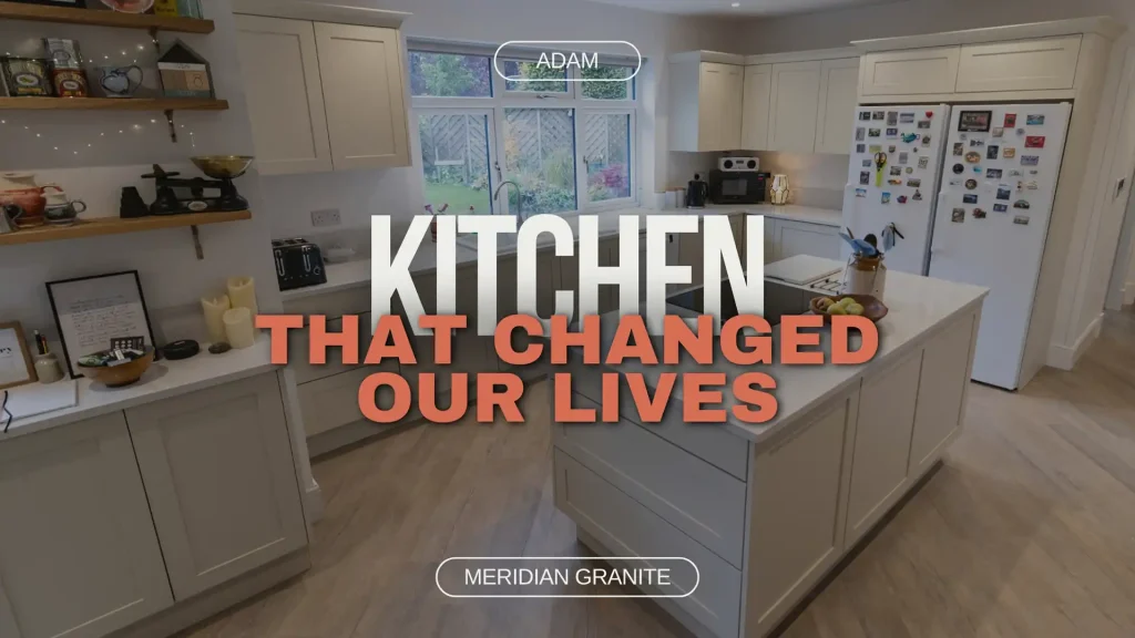 Meridian Granite Adam Kitchen Renovation - How Meridian Granite Transformed the Heart of Luke Mortimer’s Accessible Family Kitchen